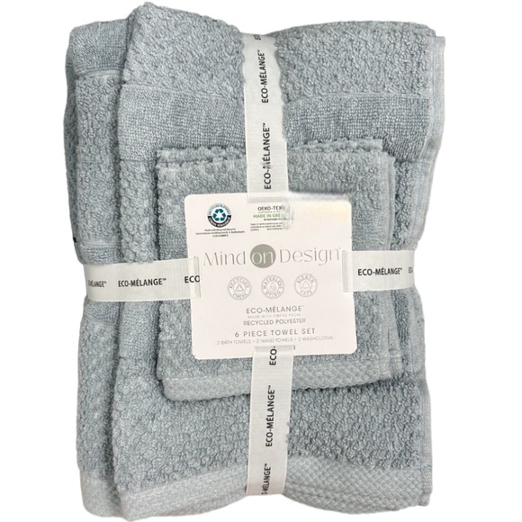 Mind on Design Bath Mind On Design 6 Piece Blue Towel